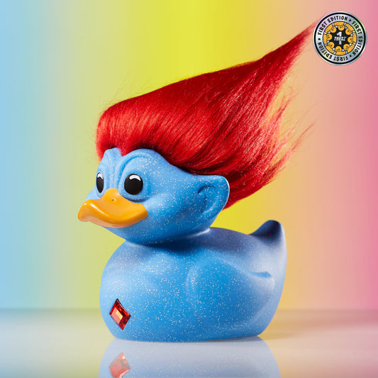 First Edition Official Trolls Glitter Blue Troll TUBBZ Collectable available in Kuwait