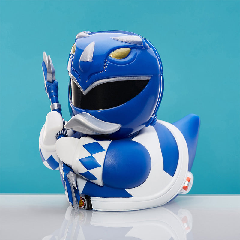 Front view of POWER RANGERS BLUE RANGER (MIGHTY MORPHIN) TUBBZ Cosplaying Duck Collectible