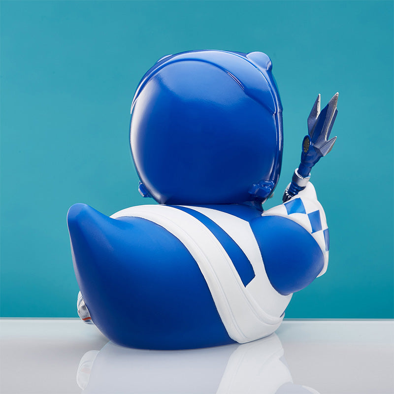 Back view of POWER RANGERS BLUE RANGER TUBBZ Collectible