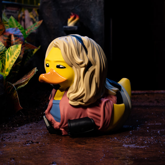 Front view of JURASSIC PARK DR. ELLIE SATTLER TUBBZ Cosplaying Duck Collectible in Kuwait