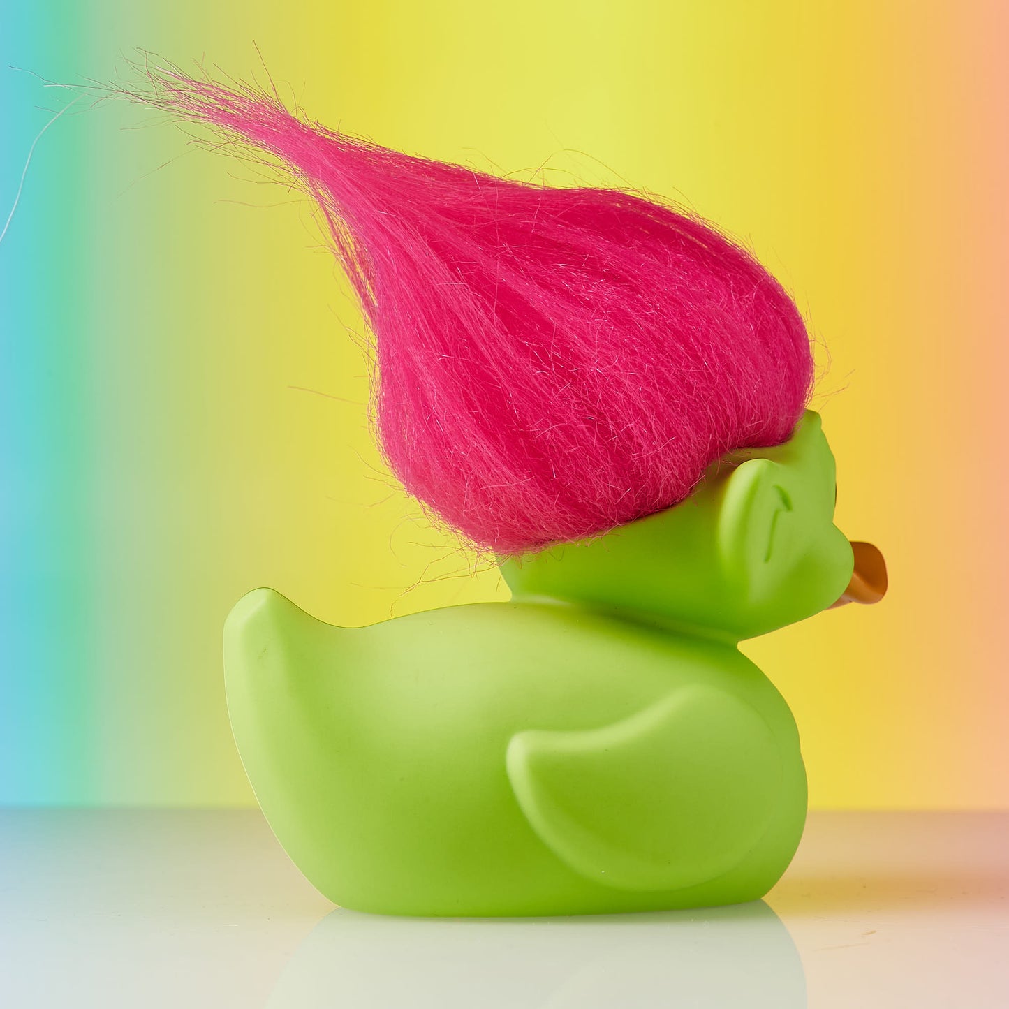 Trolls: Green Troll (Green with Pink Hair) TUBBZ (First Edition)