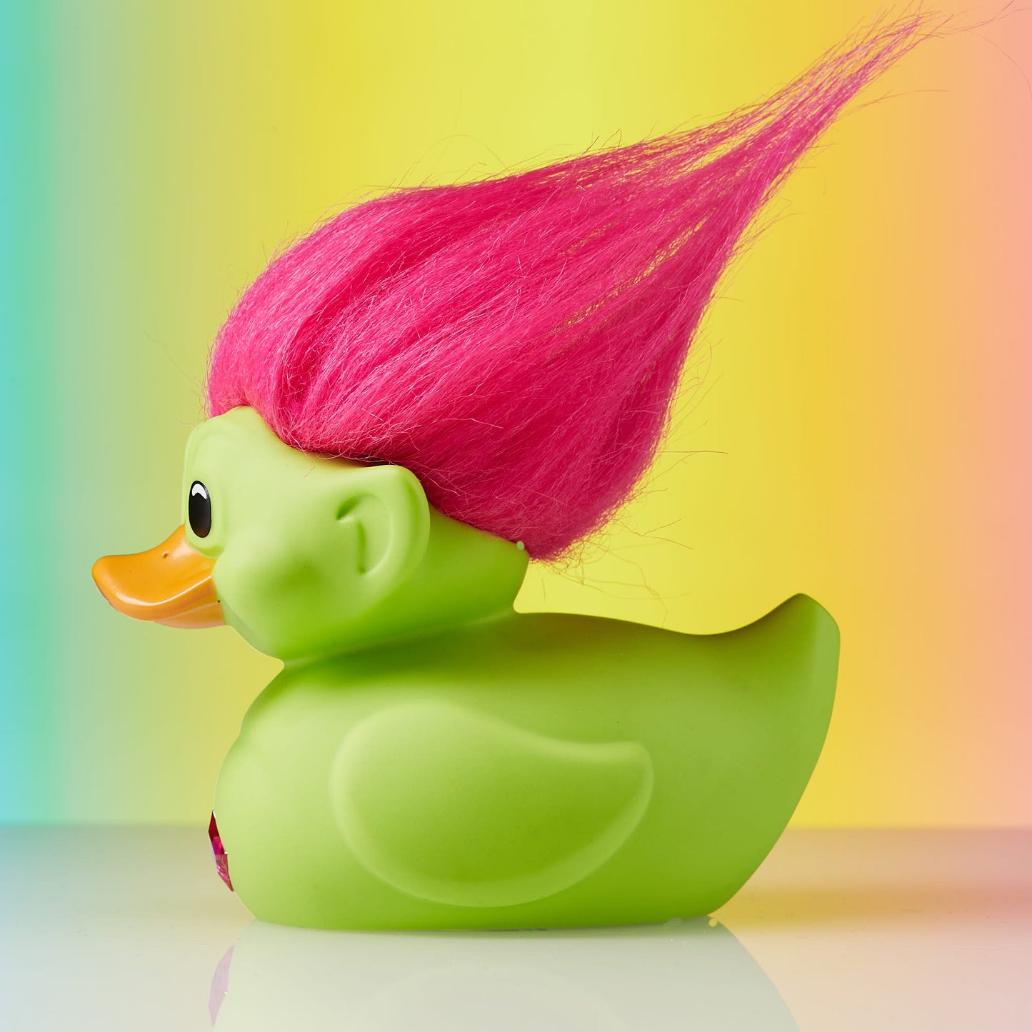 Trolls: Green Troll (Green with Pink Hair) TUBBZ (First Edition)