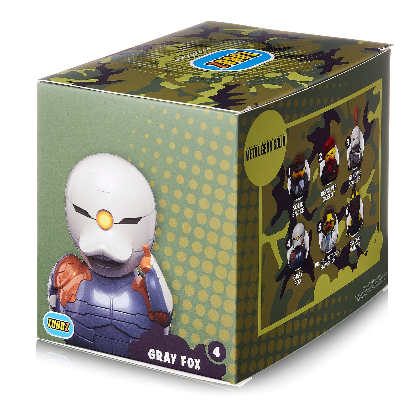 METAL GEAR SOLID GRAY FOX TUBBZ (BOXED EDITION) - KUWAIT