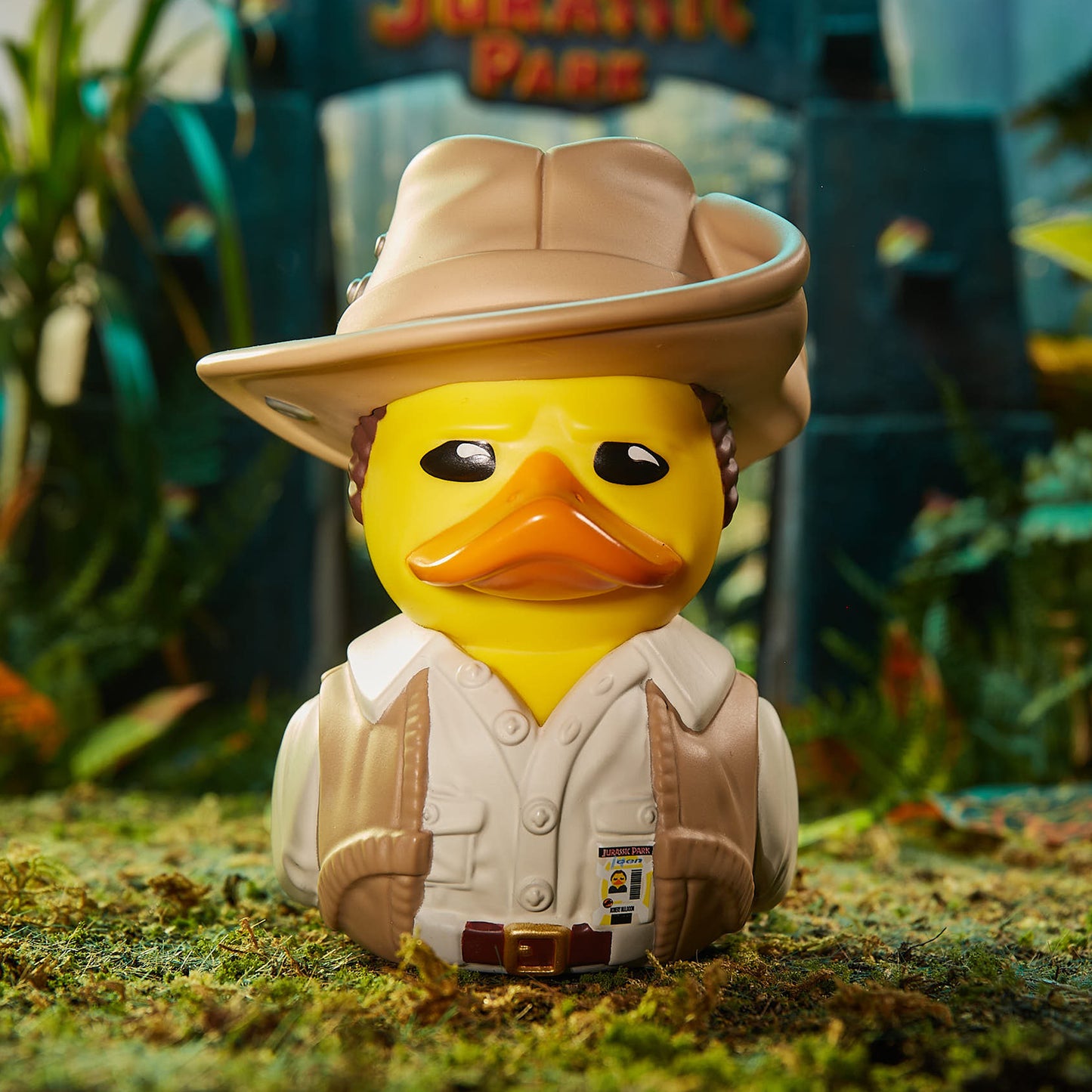 Front view of JURASSIC PARK MULDOON TUBBZ Cosplaying Duck Collectable in Kuwait