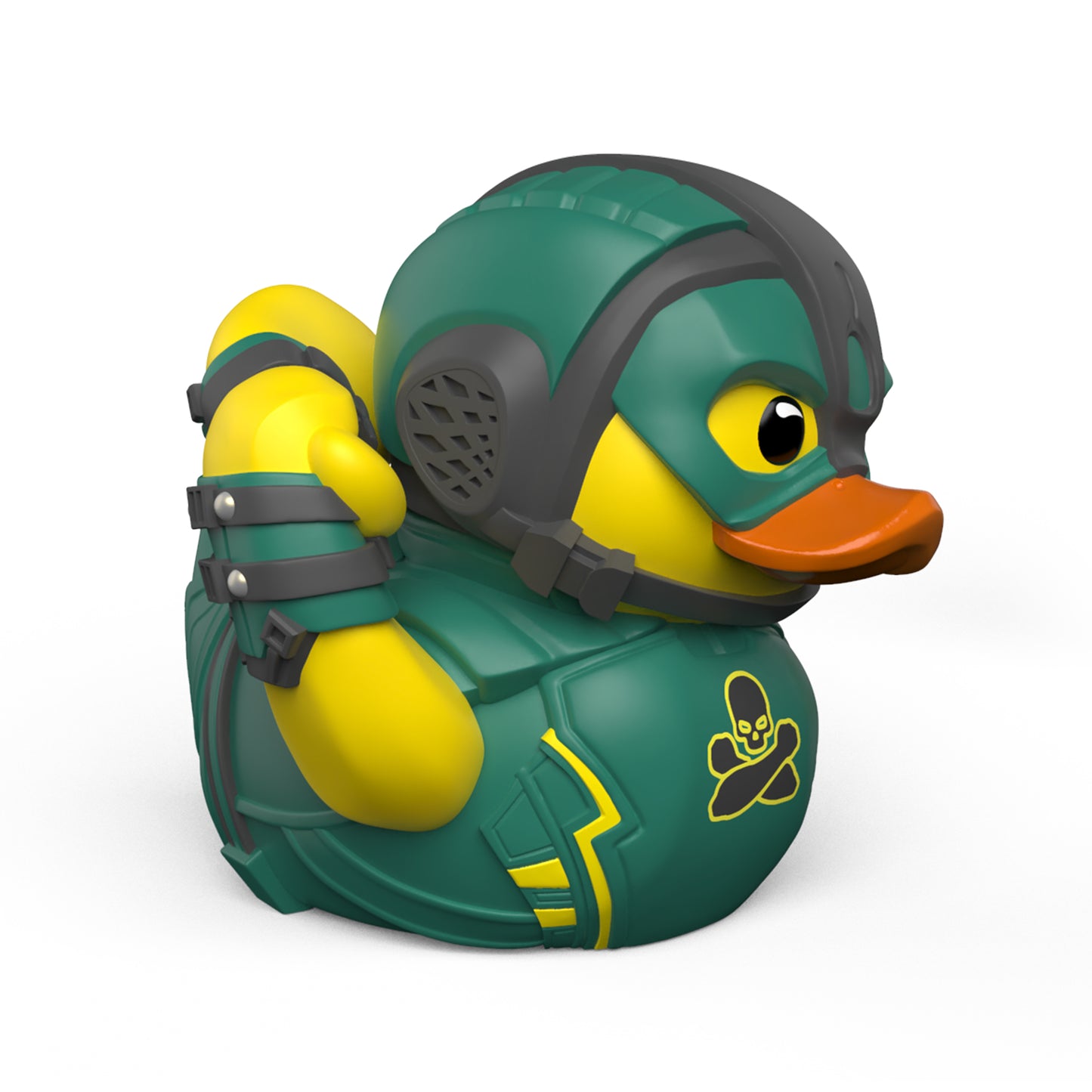 Side angle of T.D.K. TUBBZ Cosplaying Duck