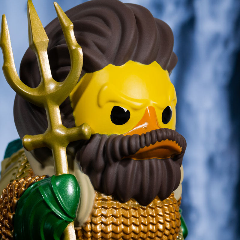 Close-up of AQUAMAN TUBBZ detailing and craftsmanship